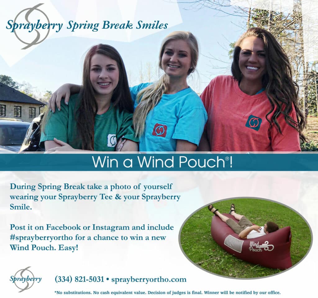 Spring Break Post Sprayberry Orthodontics in Auburn, AL